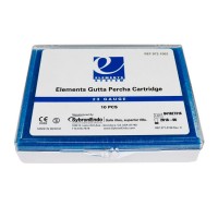 Elements Gutta Percha Cartridge - гуттаперча в картриджах, средняя вязкость, 23 GA, 10 шт. | Kerr (США)