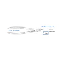 Щипцы для удаления зубов верхние, корневые (11-51K) | HLW Dental Instruments (Германия)