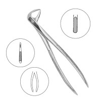 Щипцы для удаления зубов нижние, корневые (11-74) | HLW Dental Instruments (Германия)